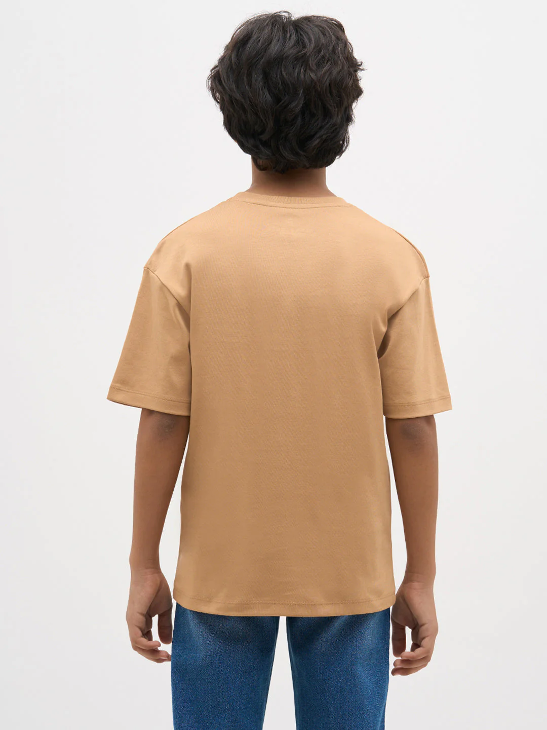 Brown Embroidered Print T-Shirt - Image 9