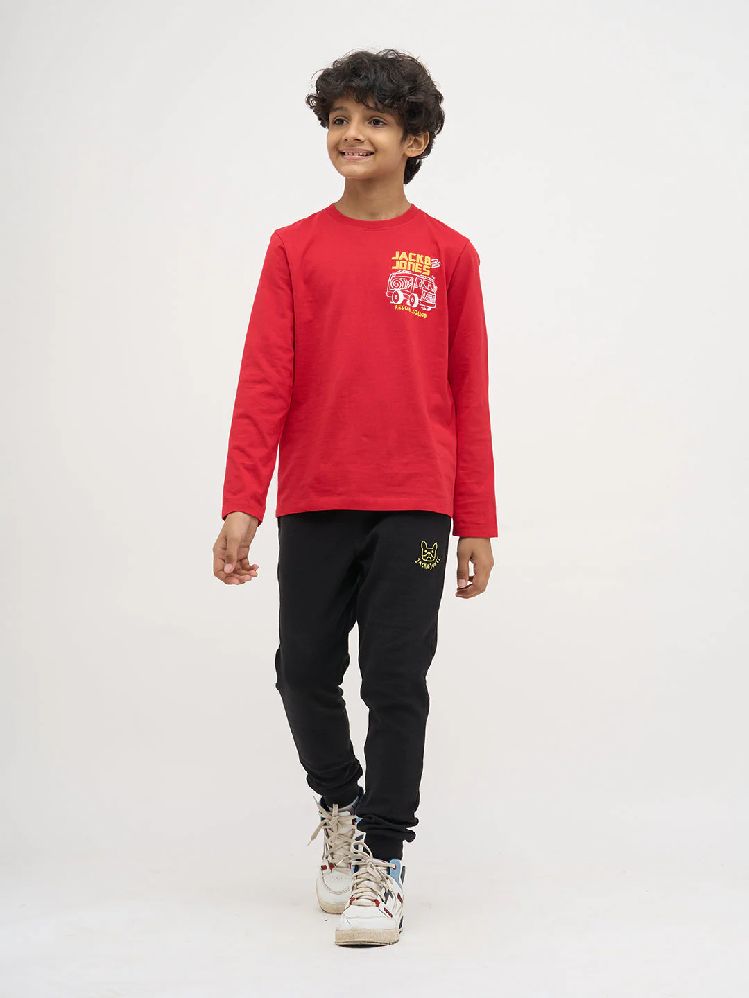 Red Printed Cotton T-Shirt - Image 5