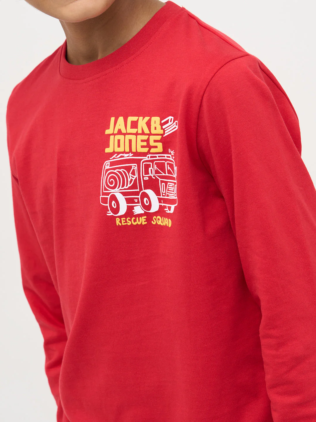 Red Printed Cotton T-Shirt - Image 6