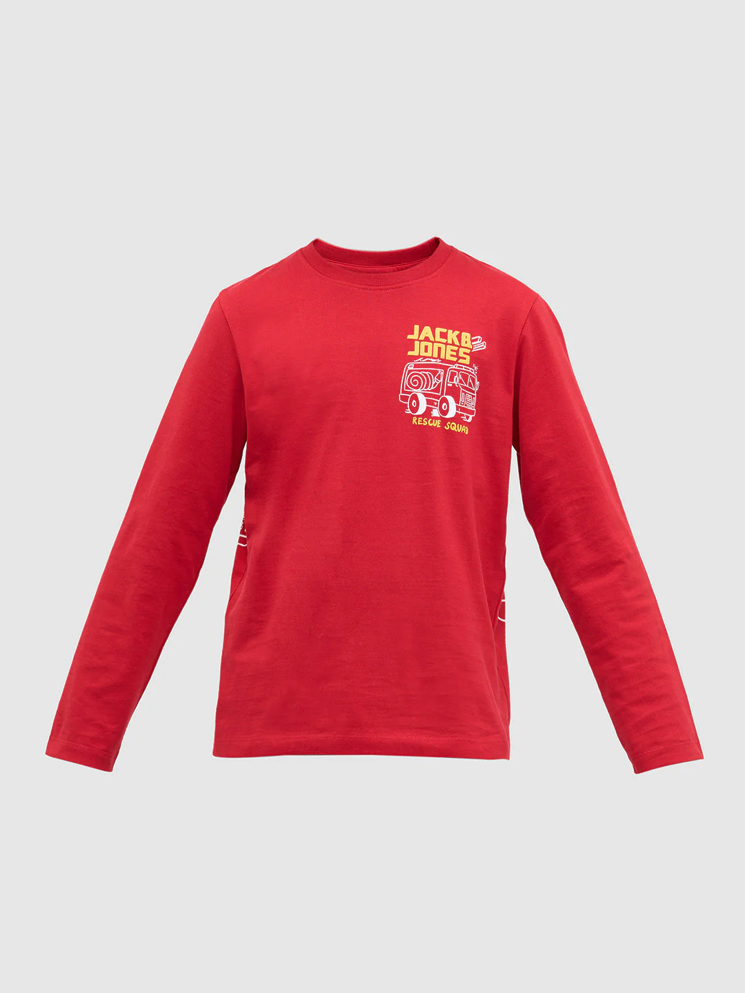 Red Printed Cotton T-Shirt - Image 7