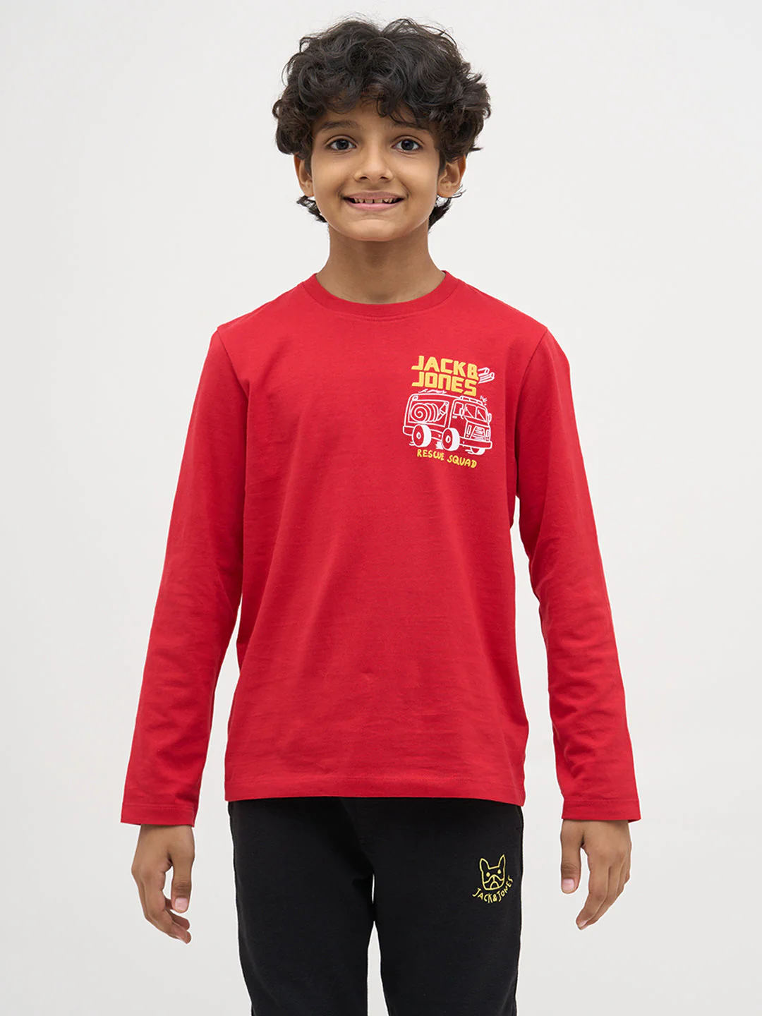 Red Printed Cotton T-Shirt - Image 8