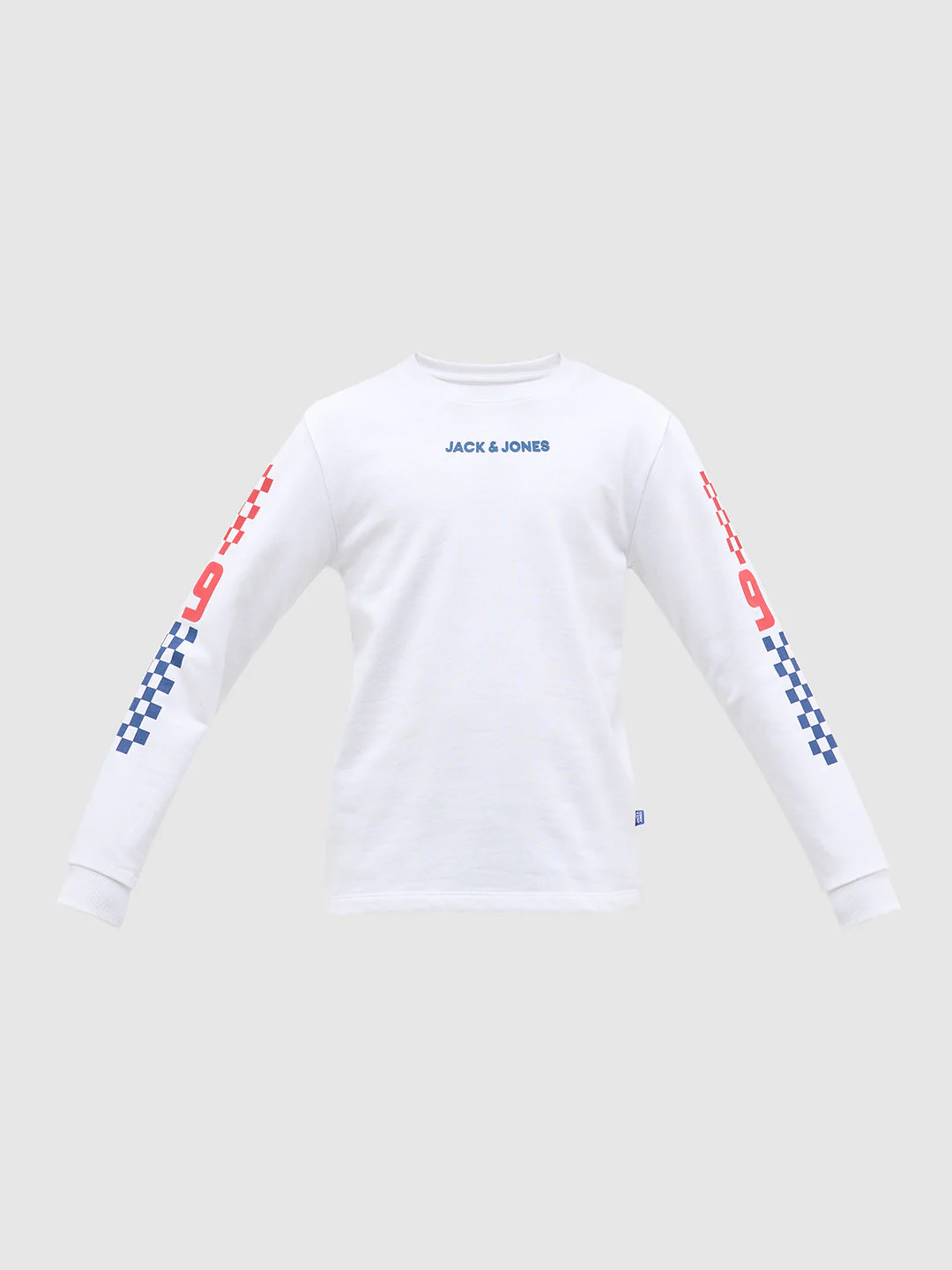 White Printed Full Sleeves T-Shirt - Image 7