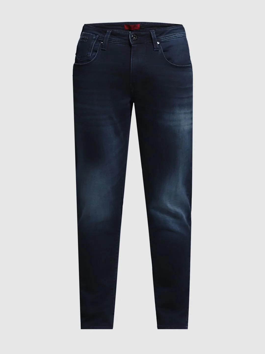 Dark Blue Brak Slim Fit Cropped Jeans - Image 7