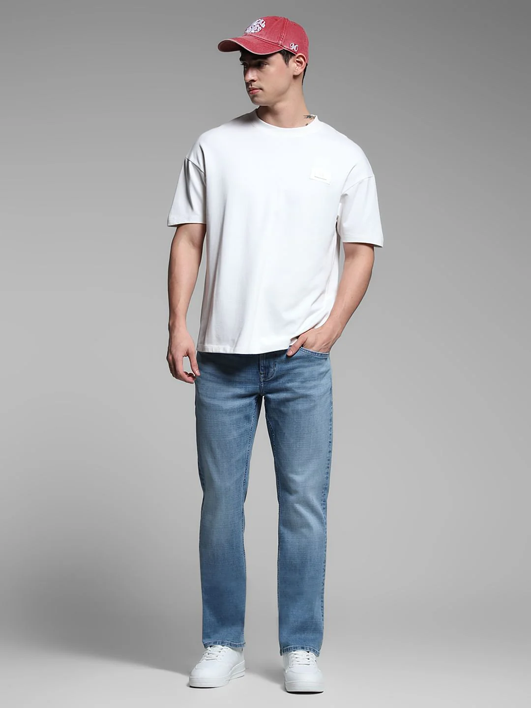 Light Blue Clark Regular Fit Jeans - Image 6