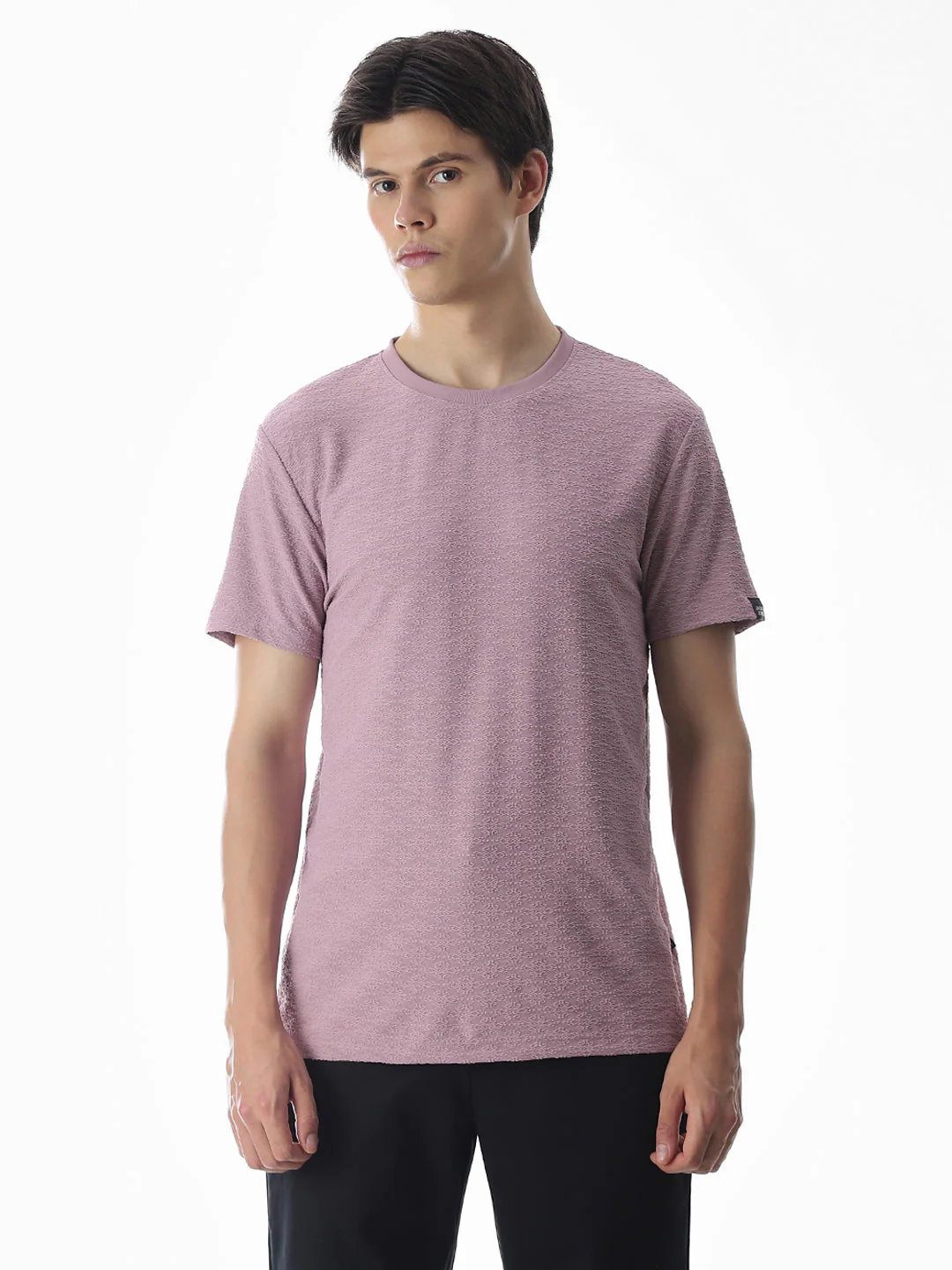 Jacquard Stretch T-shirt - Image 2