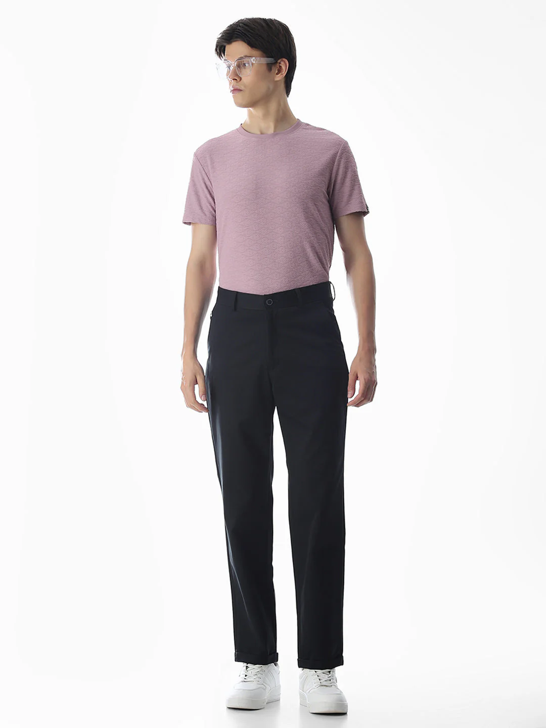 Jacquard Stretch T-shirt - Image 6