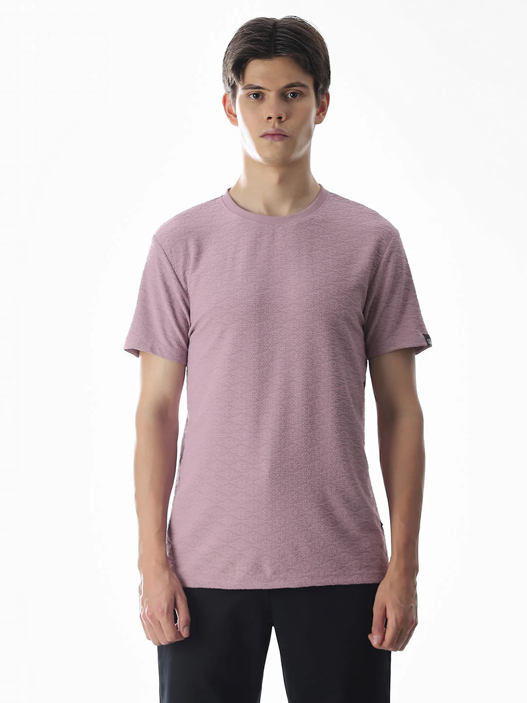 Jacquard Stretch T-shirt - Image 8