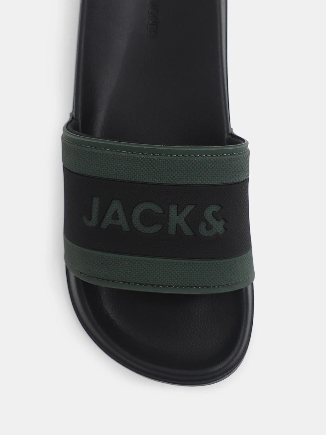 Black Logo Print Pool Sliders - Image 7