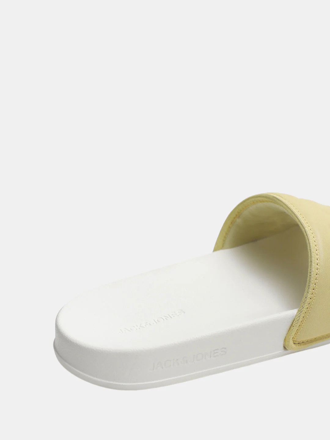 Yellow Stitch Logo Quilted Pool Sliders - Image 8