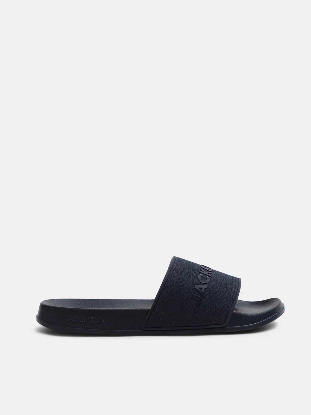 Navy Blue Glossy Logo Pool Sliders - Image 2