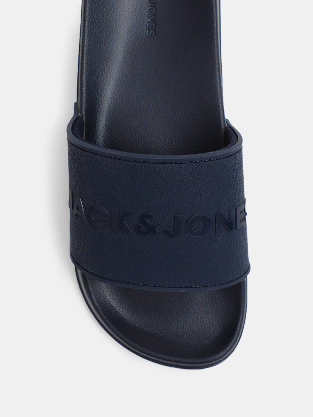 Navy Blue Glossy Logo Pool Sliders - Image 7