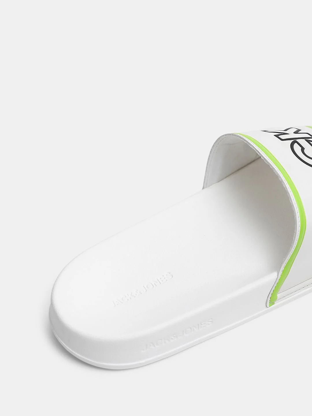 White Contrast Logo Pool Sliders - Image 8