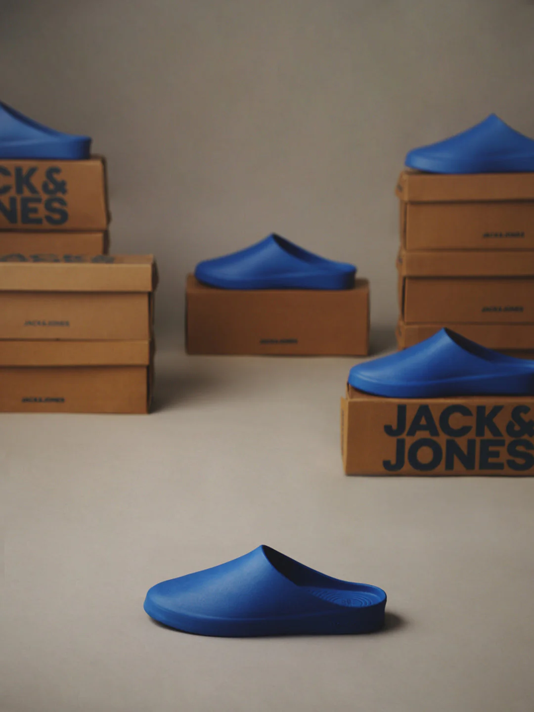 Blue Moulded Mules