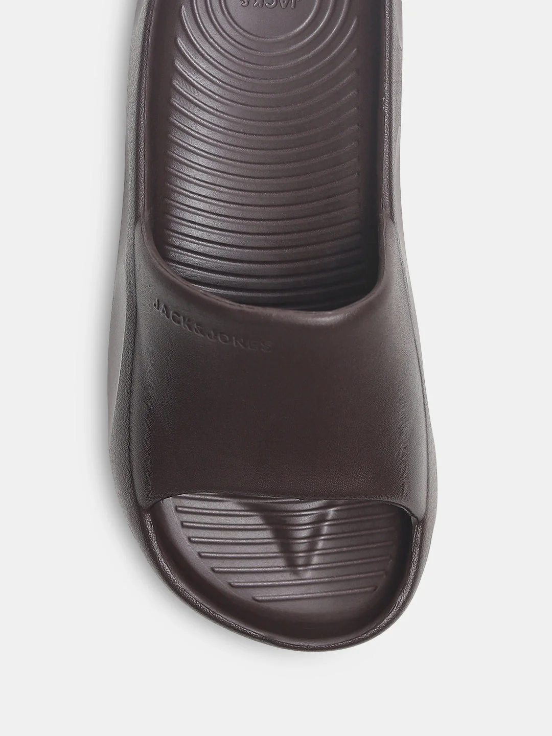 Dark Brown Moulded Pool Sliders - Image 7