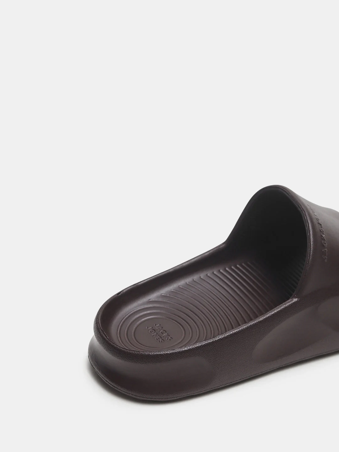 Dark Brown Moulded Pool Sliders - Image 8