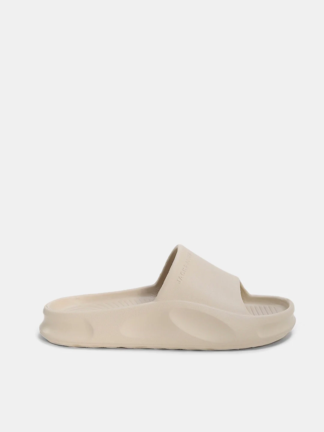 Beige Moulded Pool Sliders - Image 2