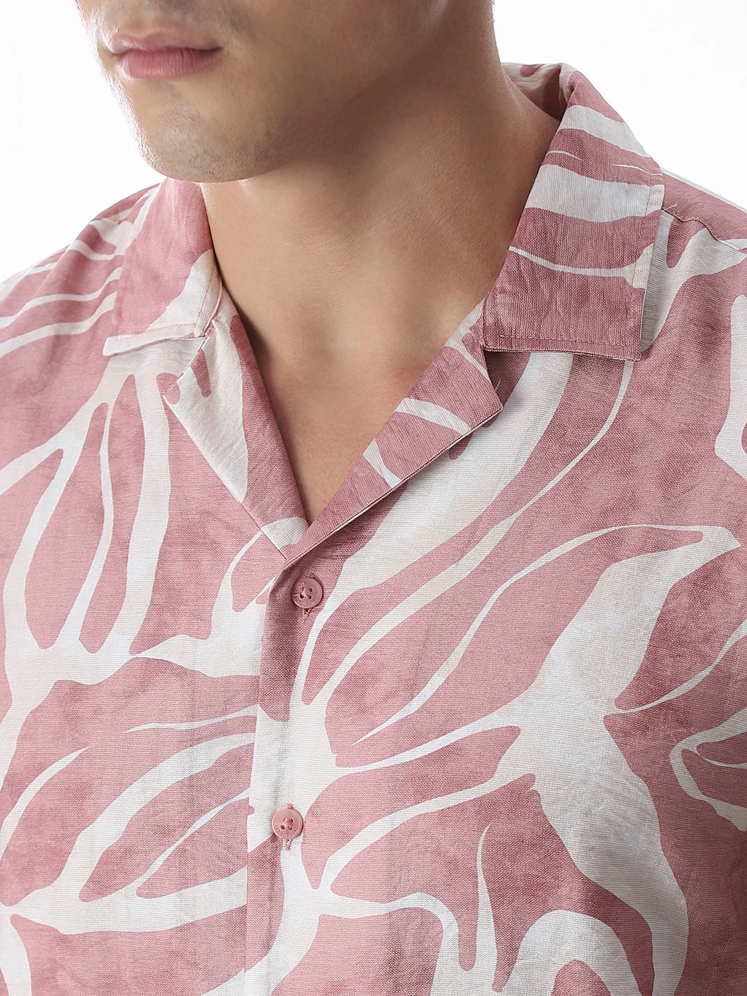Printed Comfort Fit Shirt - Pink - Image 5