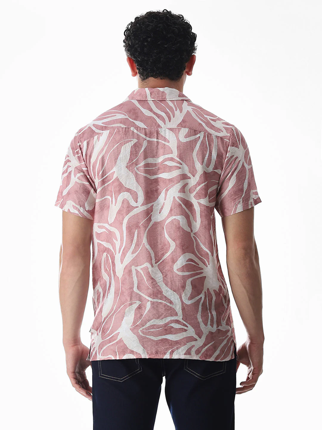 Printed Comfort Fit Shirt - Pink - Image 9