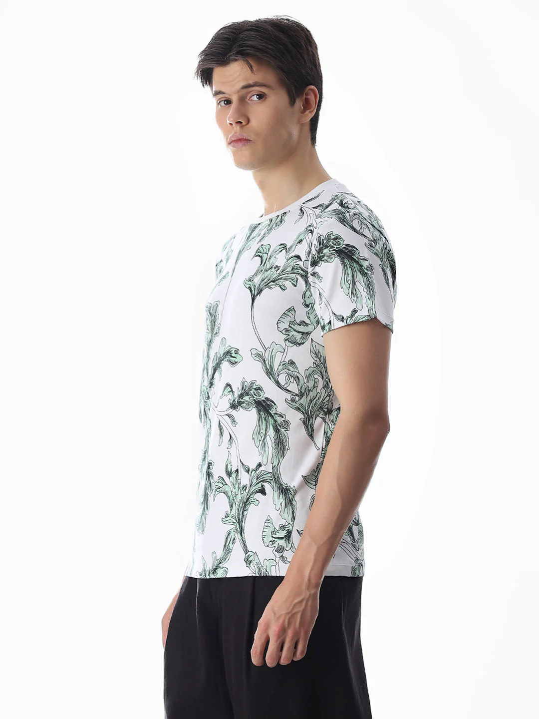 Printed Slim Fit T-shirt - Image 3