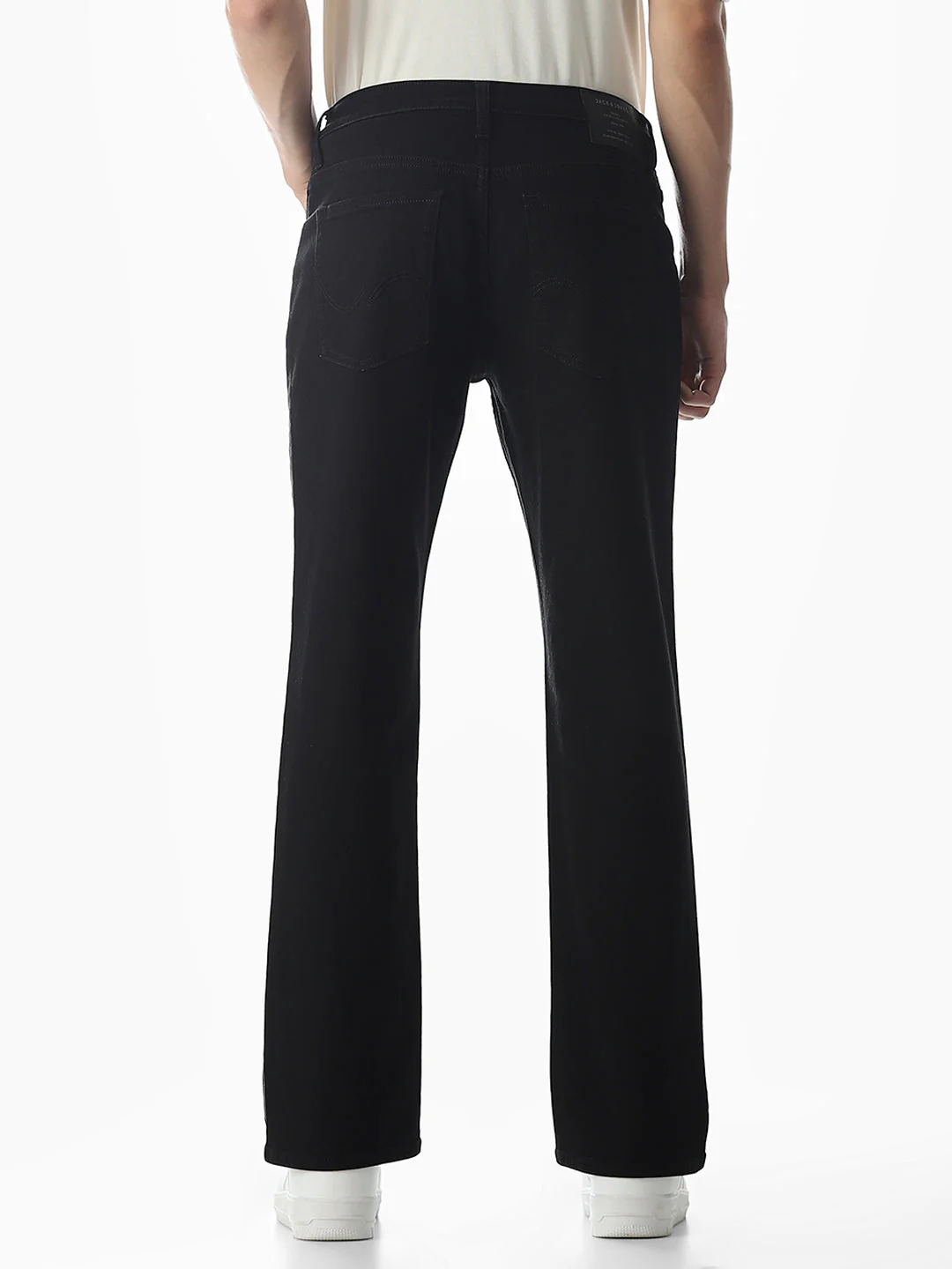 High Rise Cliff Bootcut Jeans - Black - Image 3