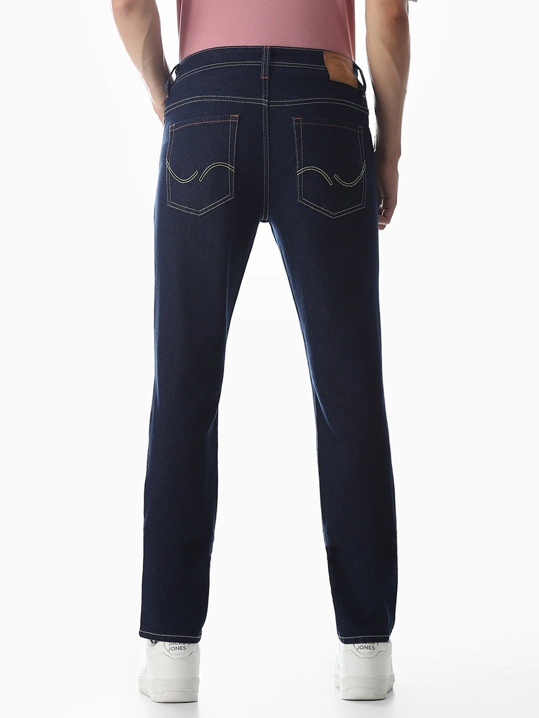 5 Pocket Ben Skinny Fit Jeans - Dark Blue - Image 3