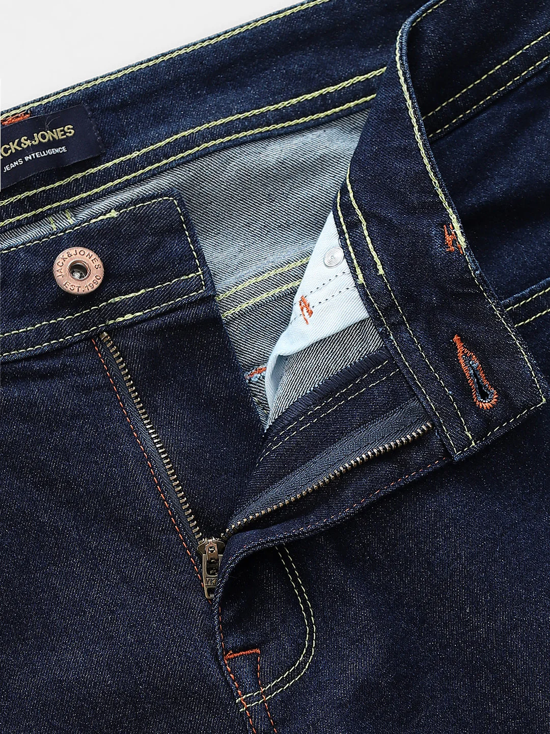5 Pocket Ben Skinny Fit Jeans - Dark Blue - Image 5