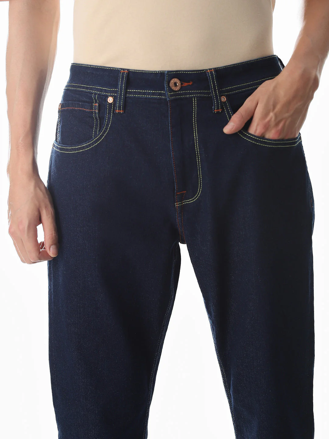 High Rise Cliff Bootcut Jeans - Dark Blue - Image 4