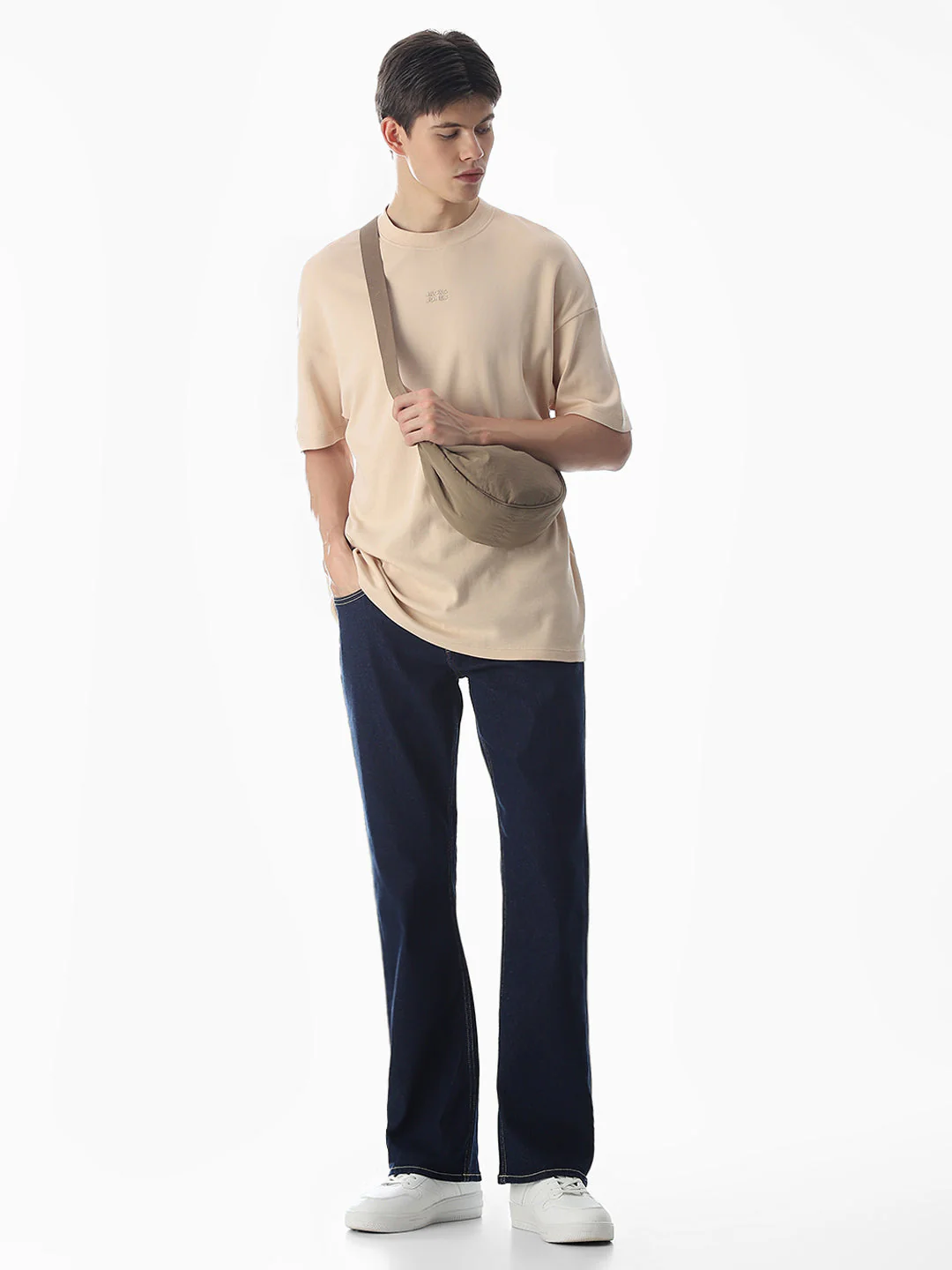 High Rise Cliff Bootcut Jeans - Dark Blue - Image 6