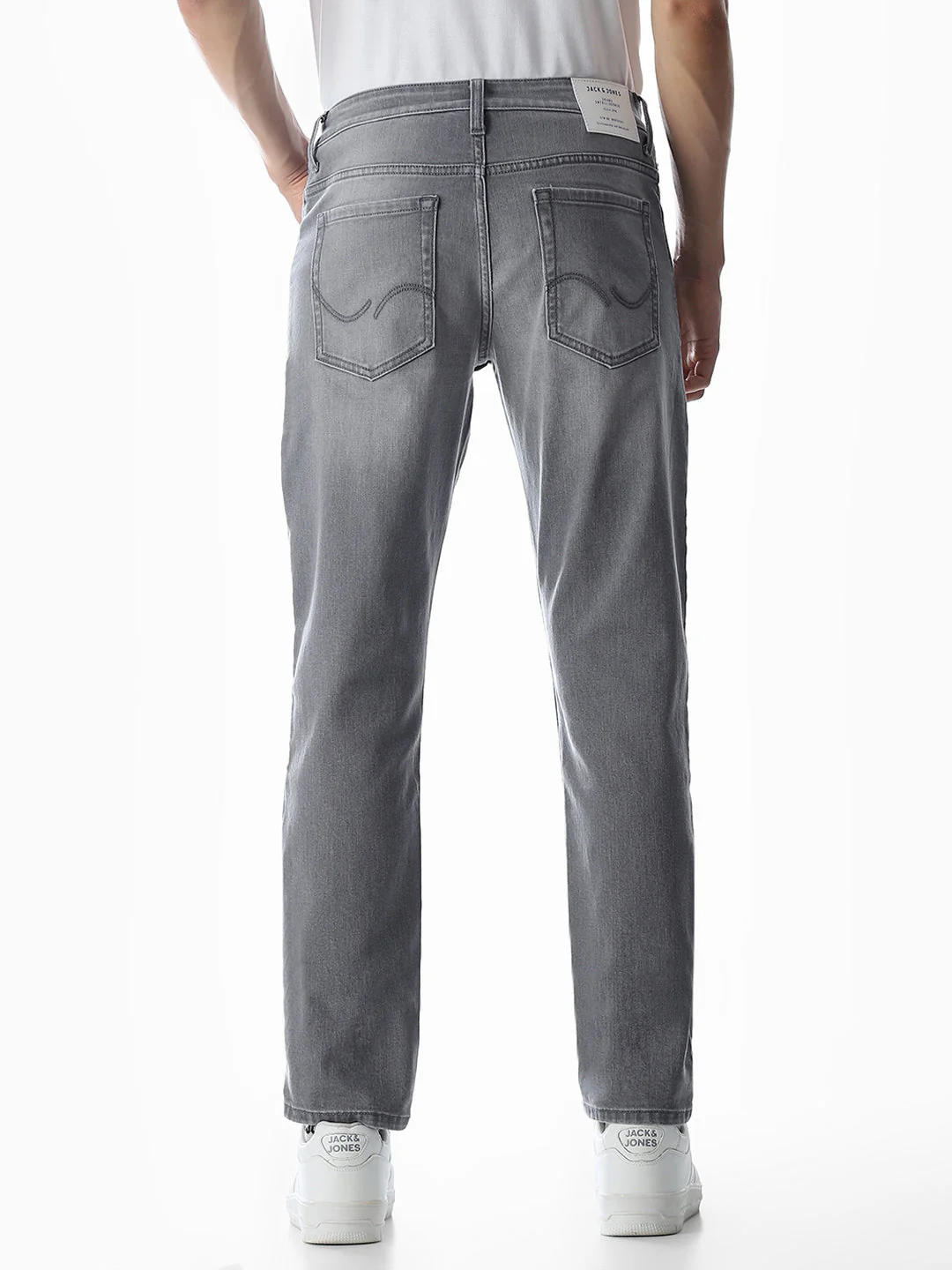Glenn Slim Fit Jeans - Light Grey - Image 3