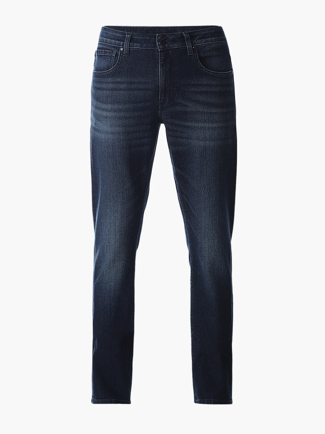 5 Pocket Glenn Slim Fit Jeans - Dark Blue - Image 7