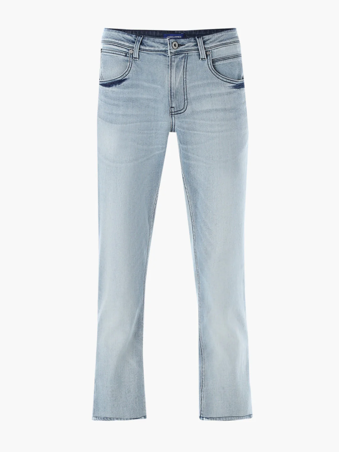 Light Blue 5 Pocket Clark Regular Fit Jeans - Image 7