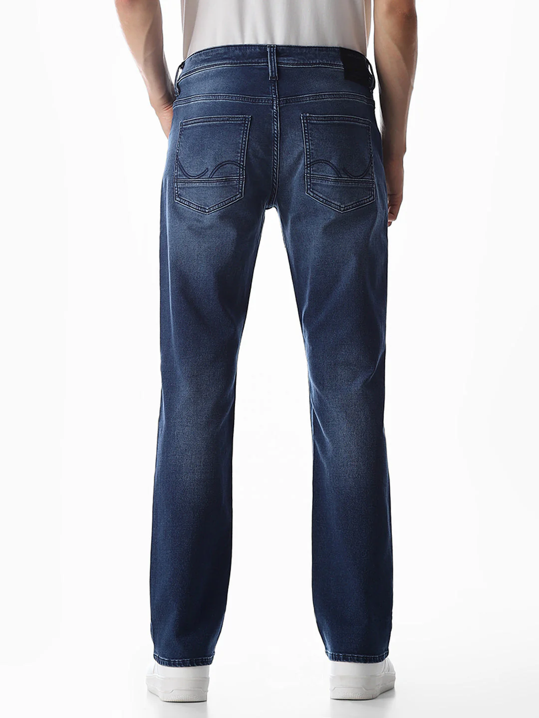 Clark Regular Fit Jeans - Medium Blue - Image 3
