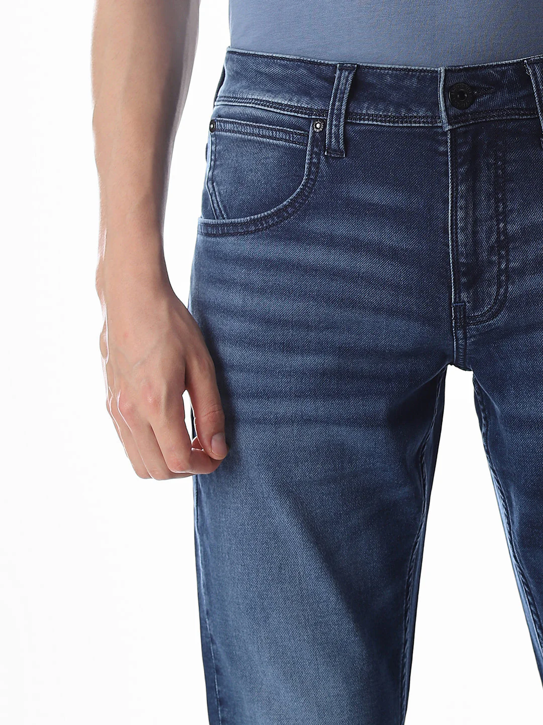 Glenn Slim Fit Jeans - Blue - Image 4