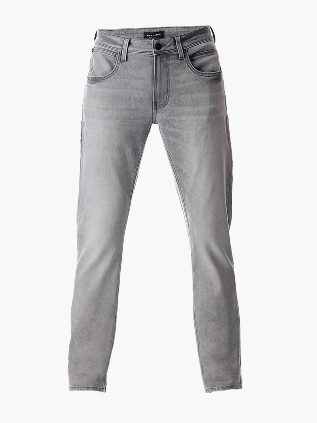 5 Pocket Ben Skinny Fit Jeans - Light Grey - Image 7