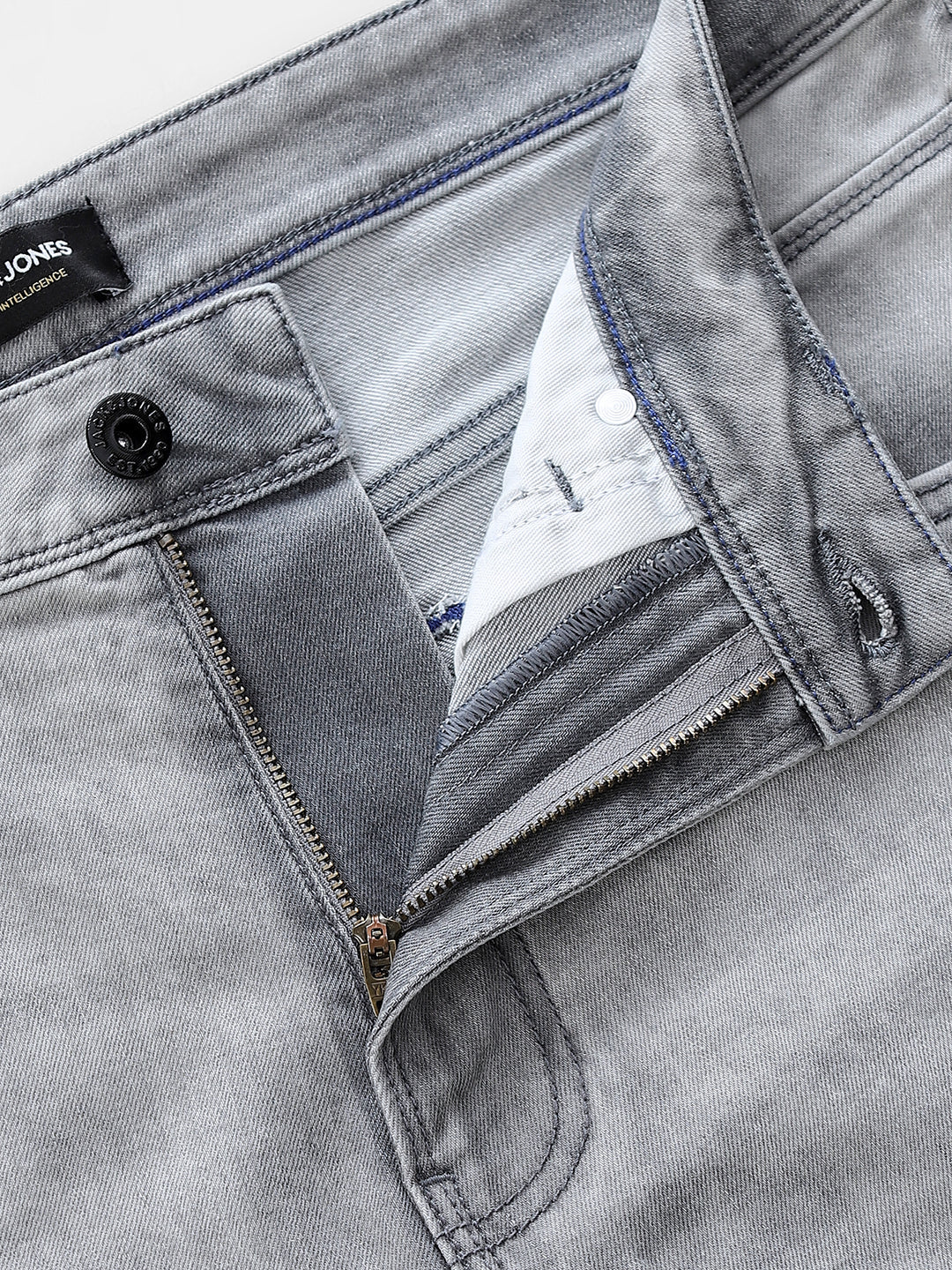 High Rise Cliff Bootcut Jeans - Light Grey - Image 5