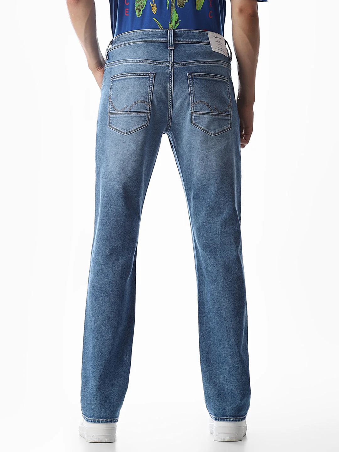 Clark Regular Fit Jeans - Medium Blue - Image 3