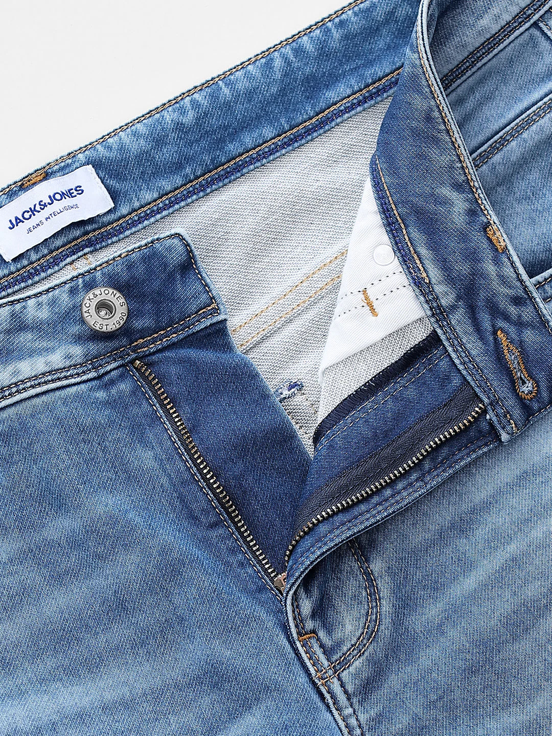 Clark Regular Fit Jeans - Medium Blue - Image 5