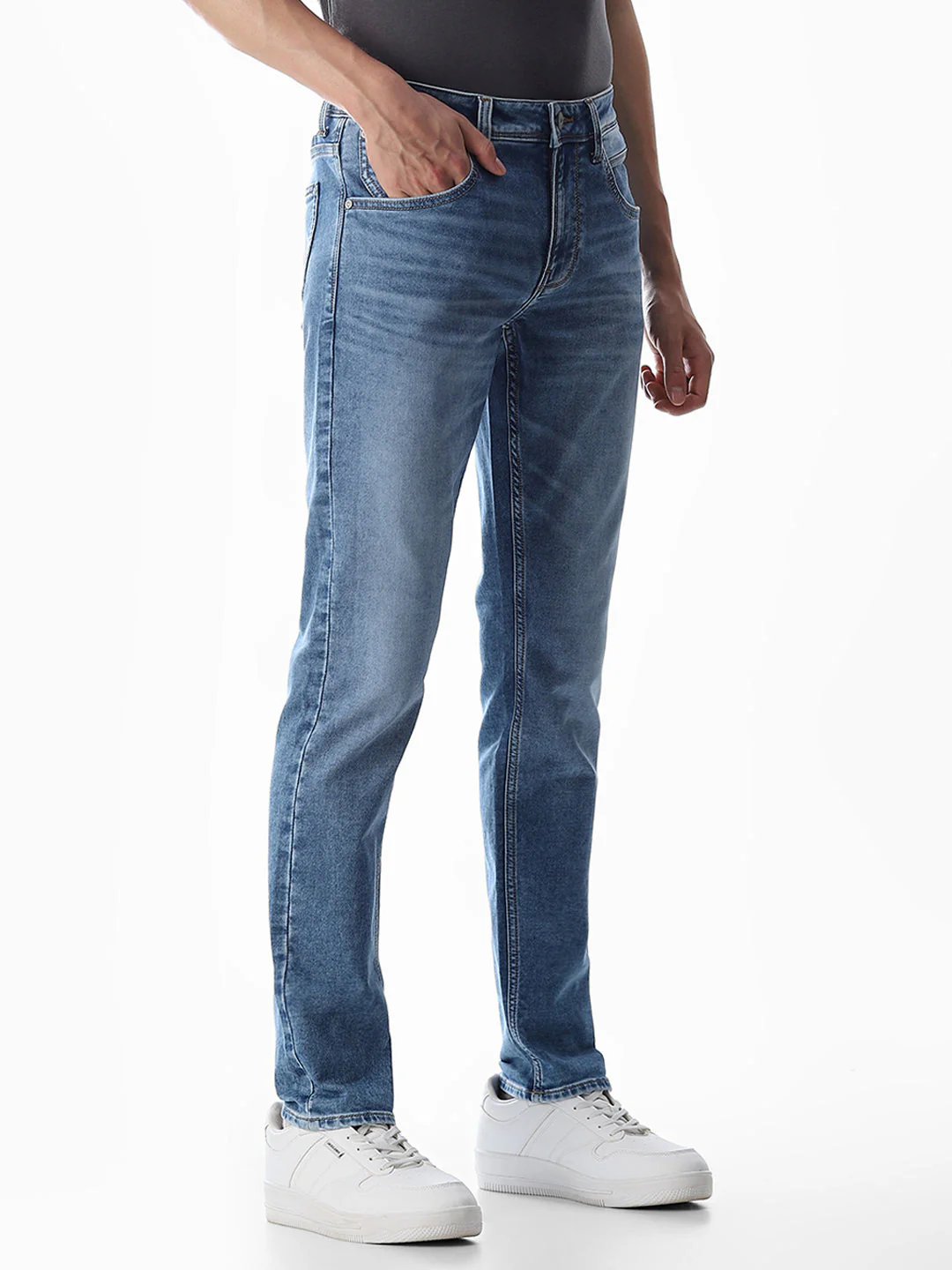 Glenn Slim Fit Jeans - Blue - Image 2