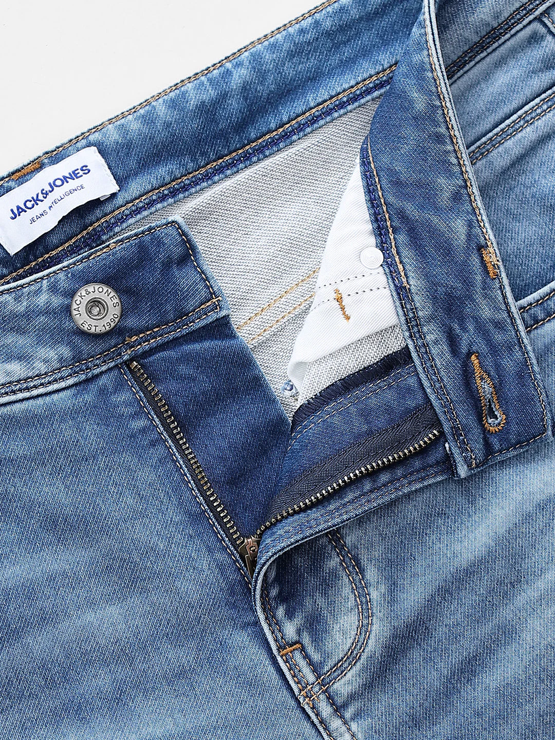 Glenn Slim Fit Jeans - Blue - Image 5
