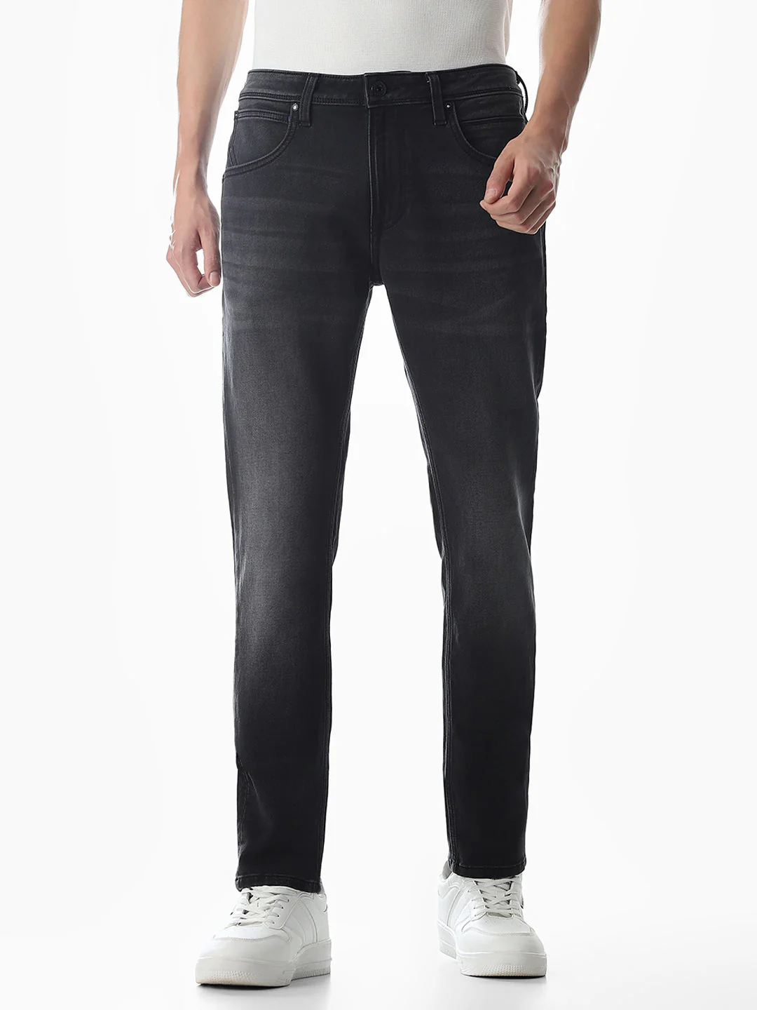 5 Pocket Ben Skinny Fit Jeans - Black