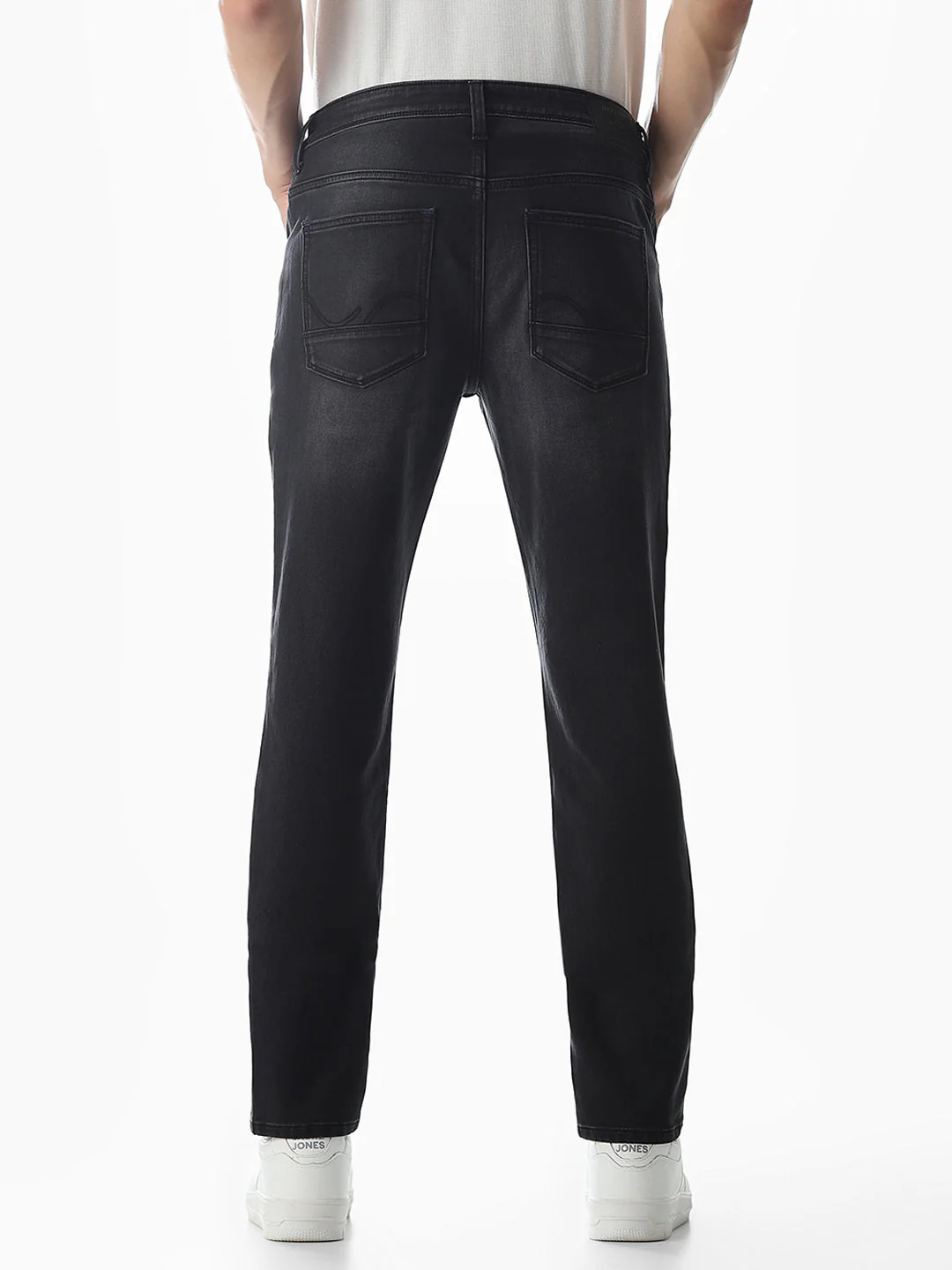 5 Pocket Ben Skinny Fit Jeans - Black - Image 3