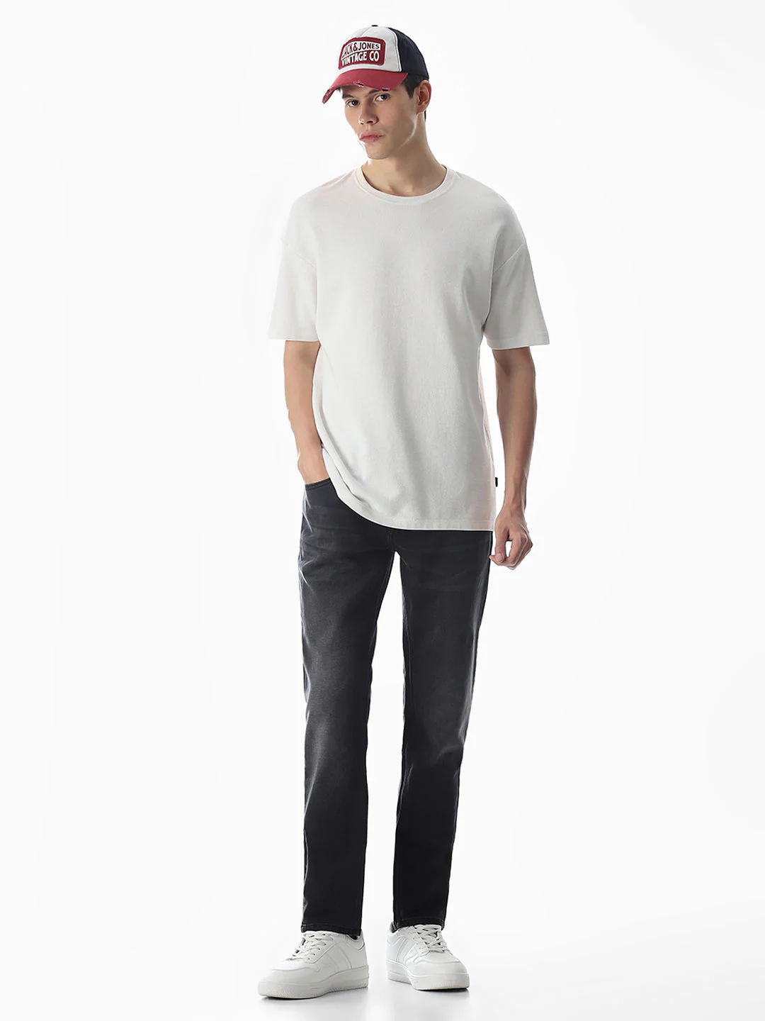5 Pocket Ben Skinny Fit Jeans - Black - Image 6