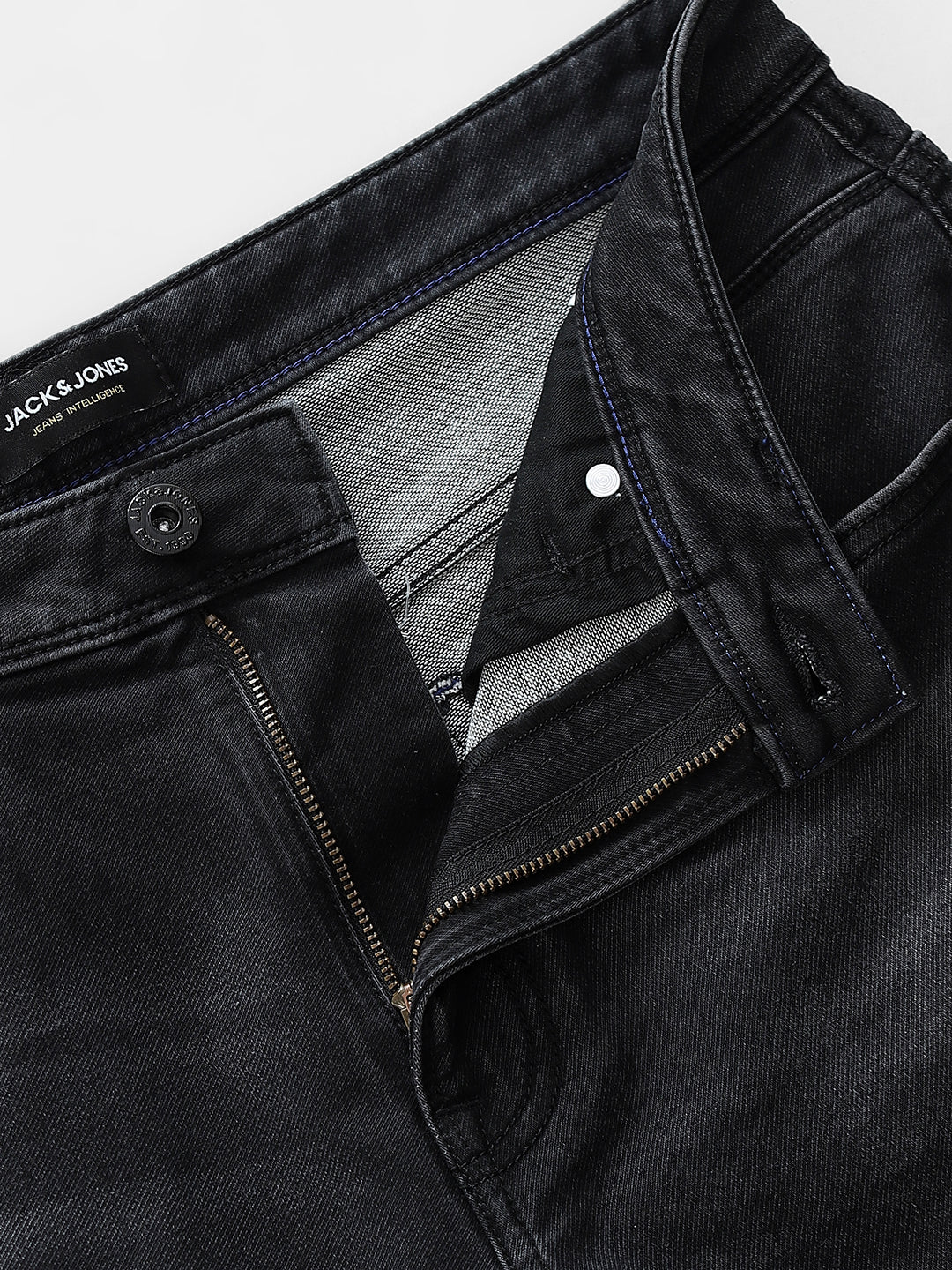 Black Mildly Washed Cliff Bootcut Jeans - Image 5
