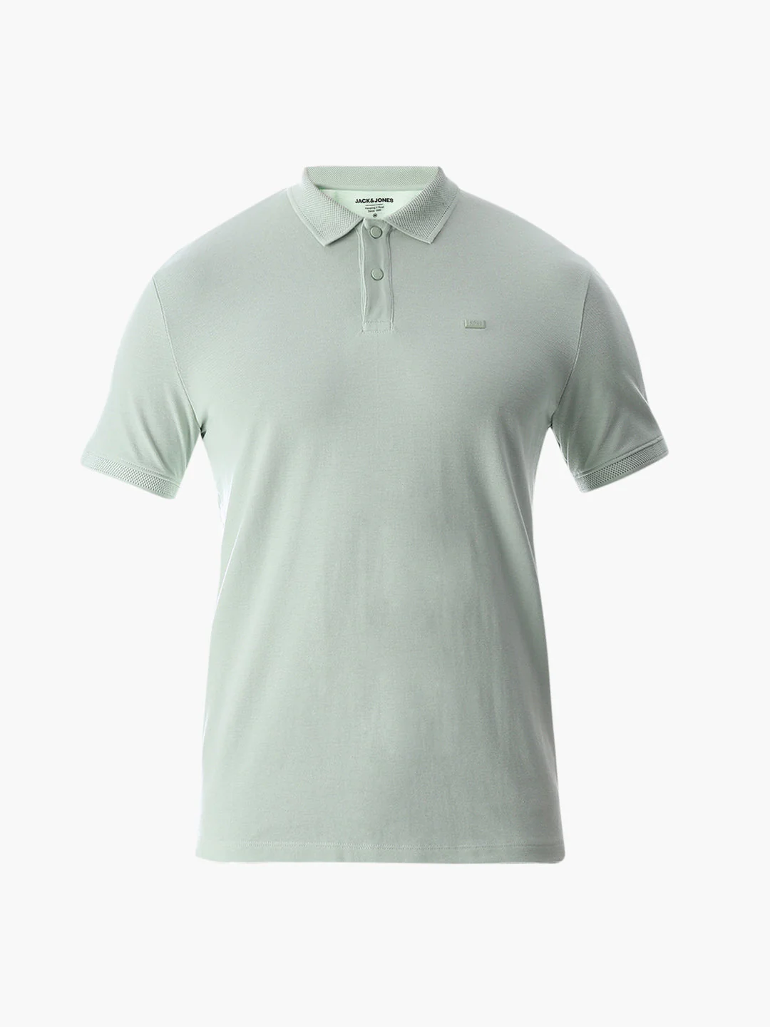 Button Placket Polo - Light Green - Image 7