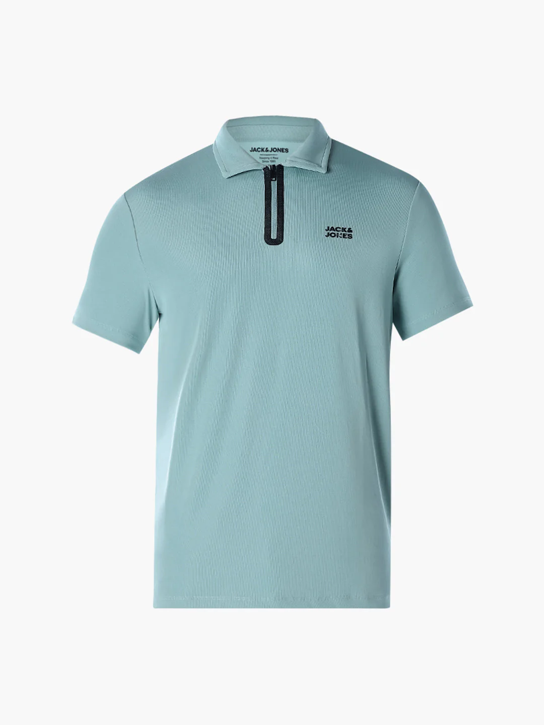 Green Zip-Up Polo - Image 7