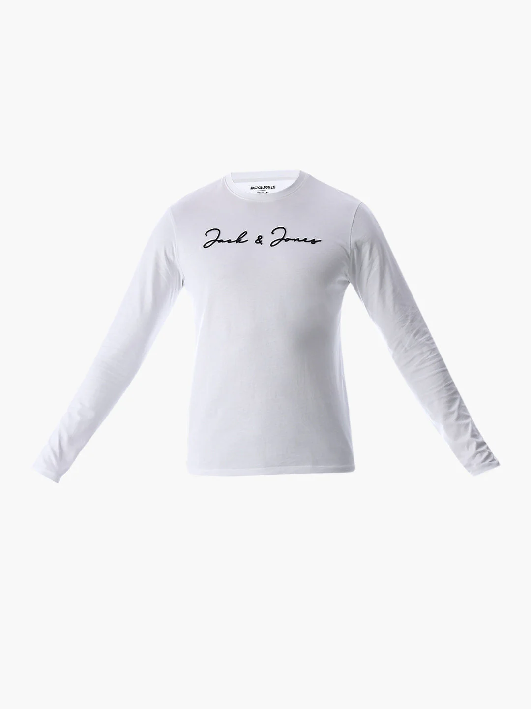 Logo Print Full Sleeves T-shirt - White - Image 7