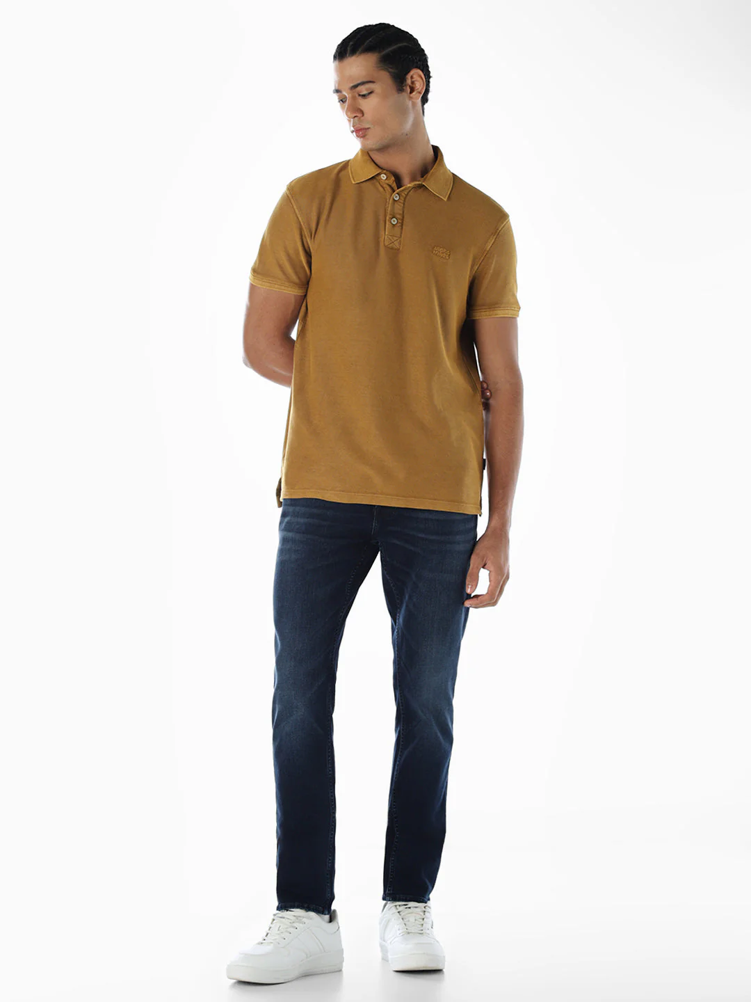 5 Pocket Dark Blue Skinny Jeans - Image 6