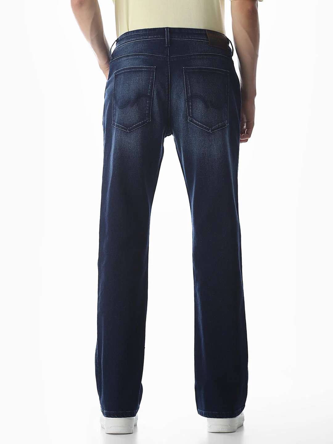 Blue Mildly Washed Cliff Bootcut Jeans - Image 3
