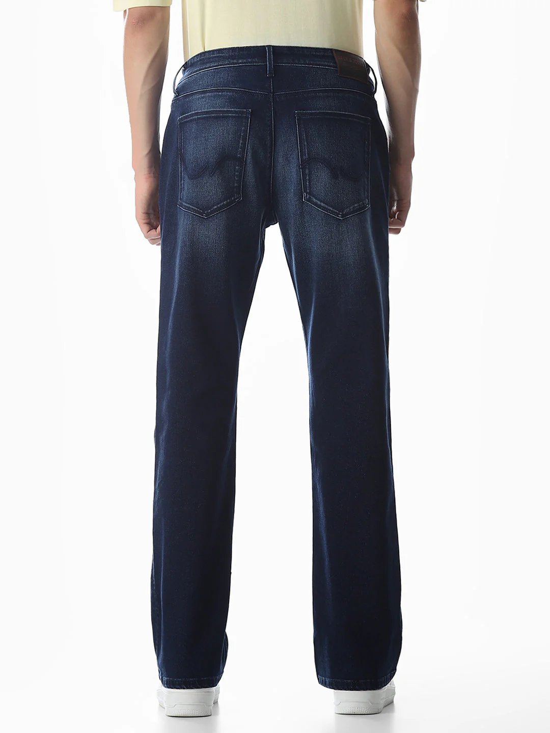 Blue Mildly Washed Cliff Bootcut Jeans - Image 9