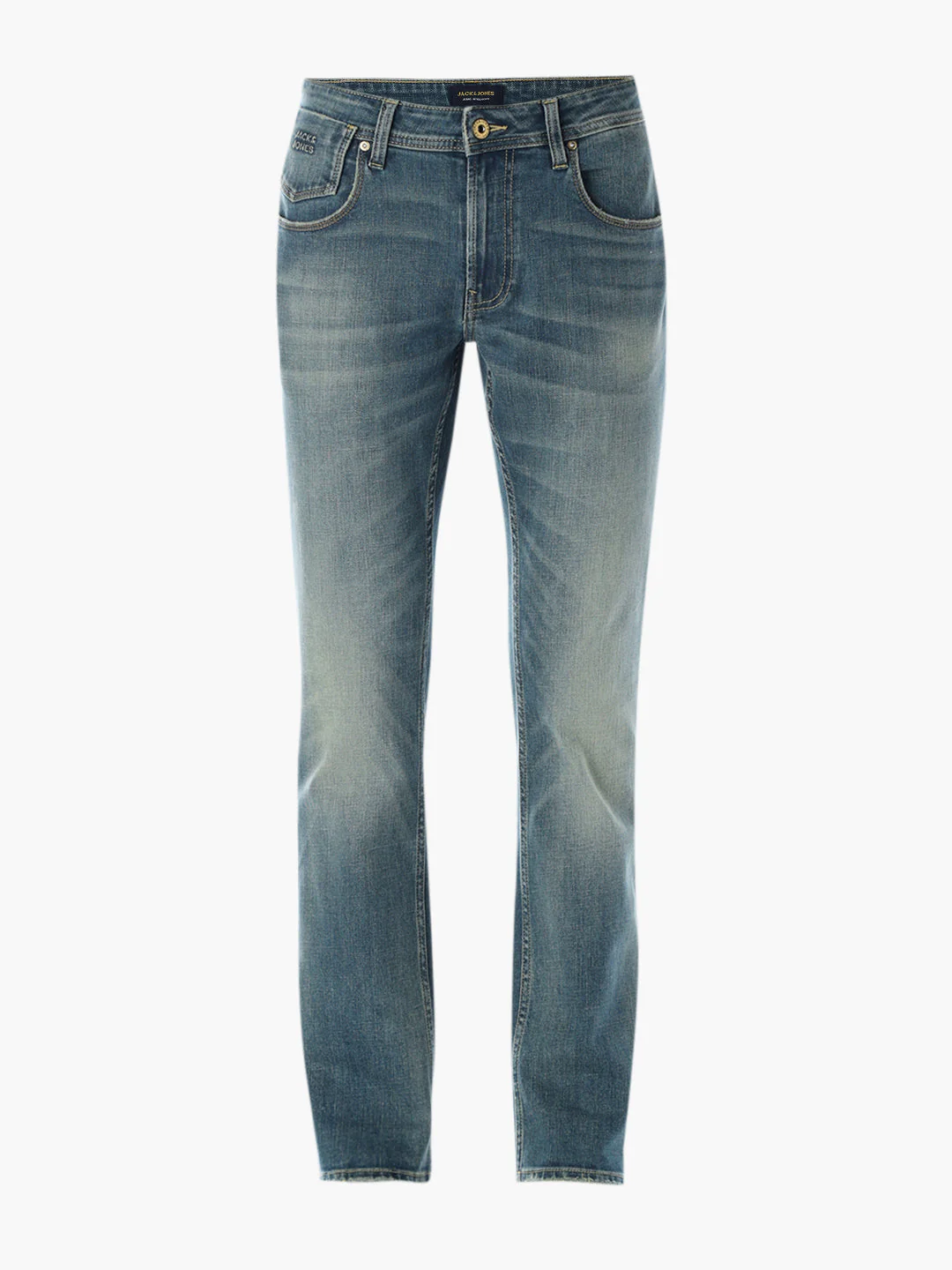 Washed 5 Pocket Regular Fit Jeans - Image 7